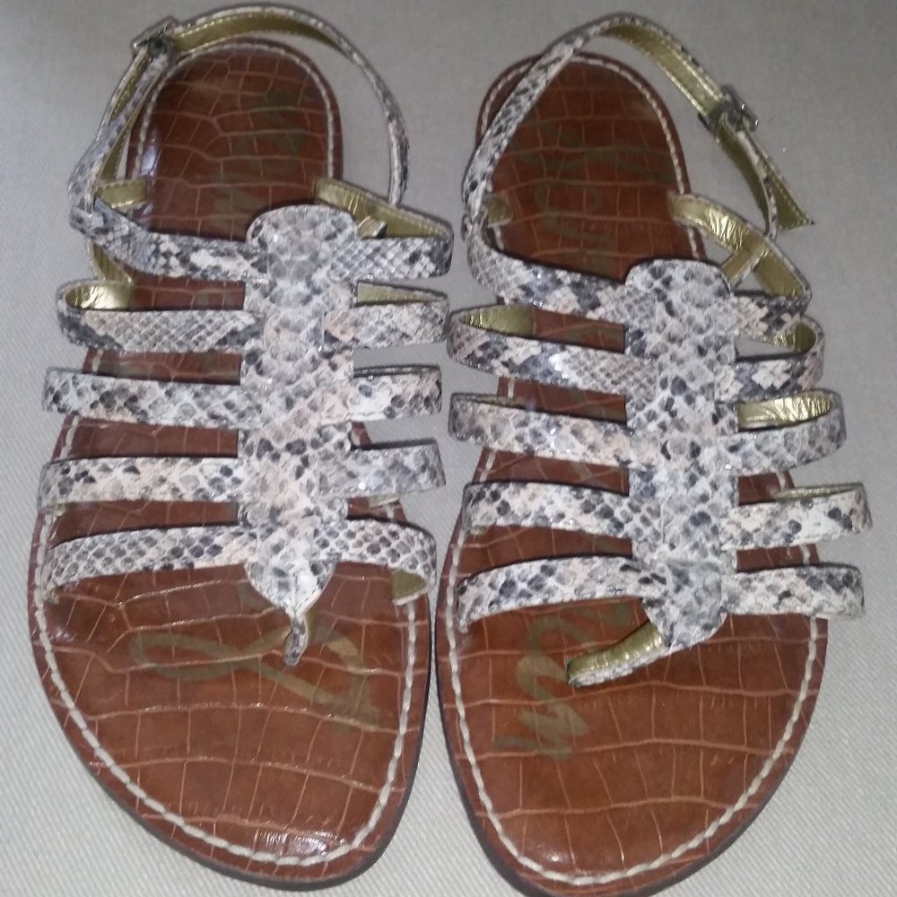 Sam Edelman snake print sandals